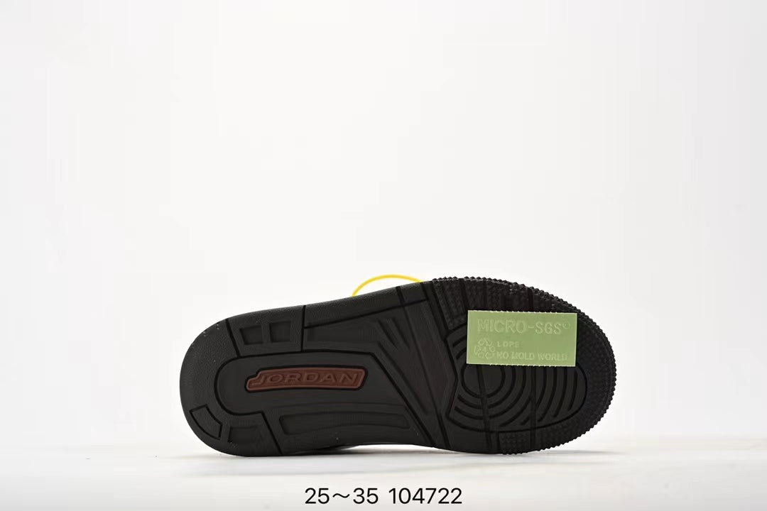Joe 3" white, dark brown"