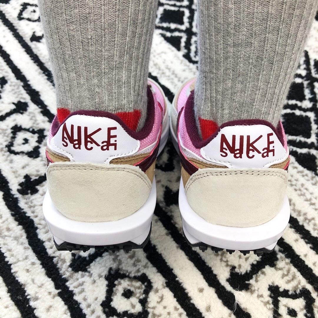 Nike Waffle Casual Jogging Shoes Deconstructed Double Hook