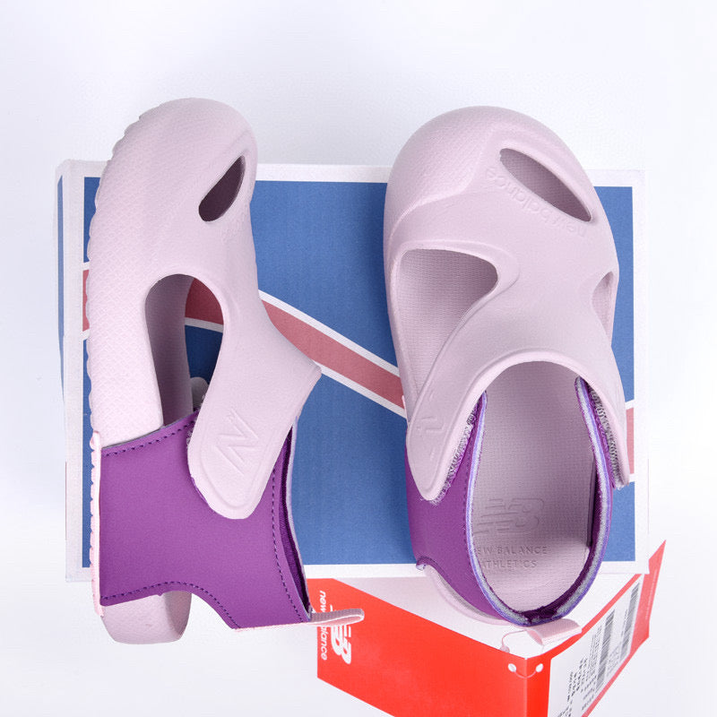 New NB closed toe sandals" light lavender"