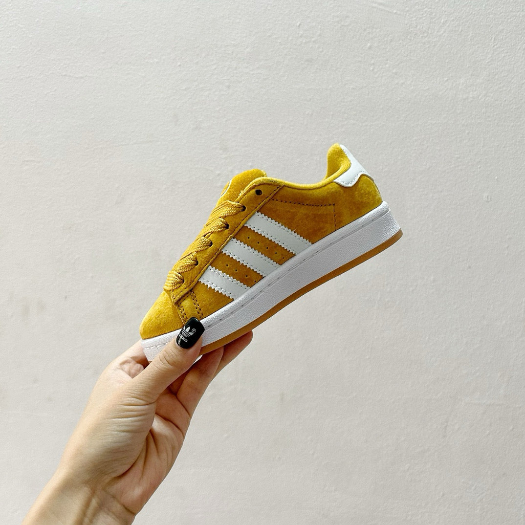 Adidas bread Dexter lace-up pig leather sneakers" yellow"