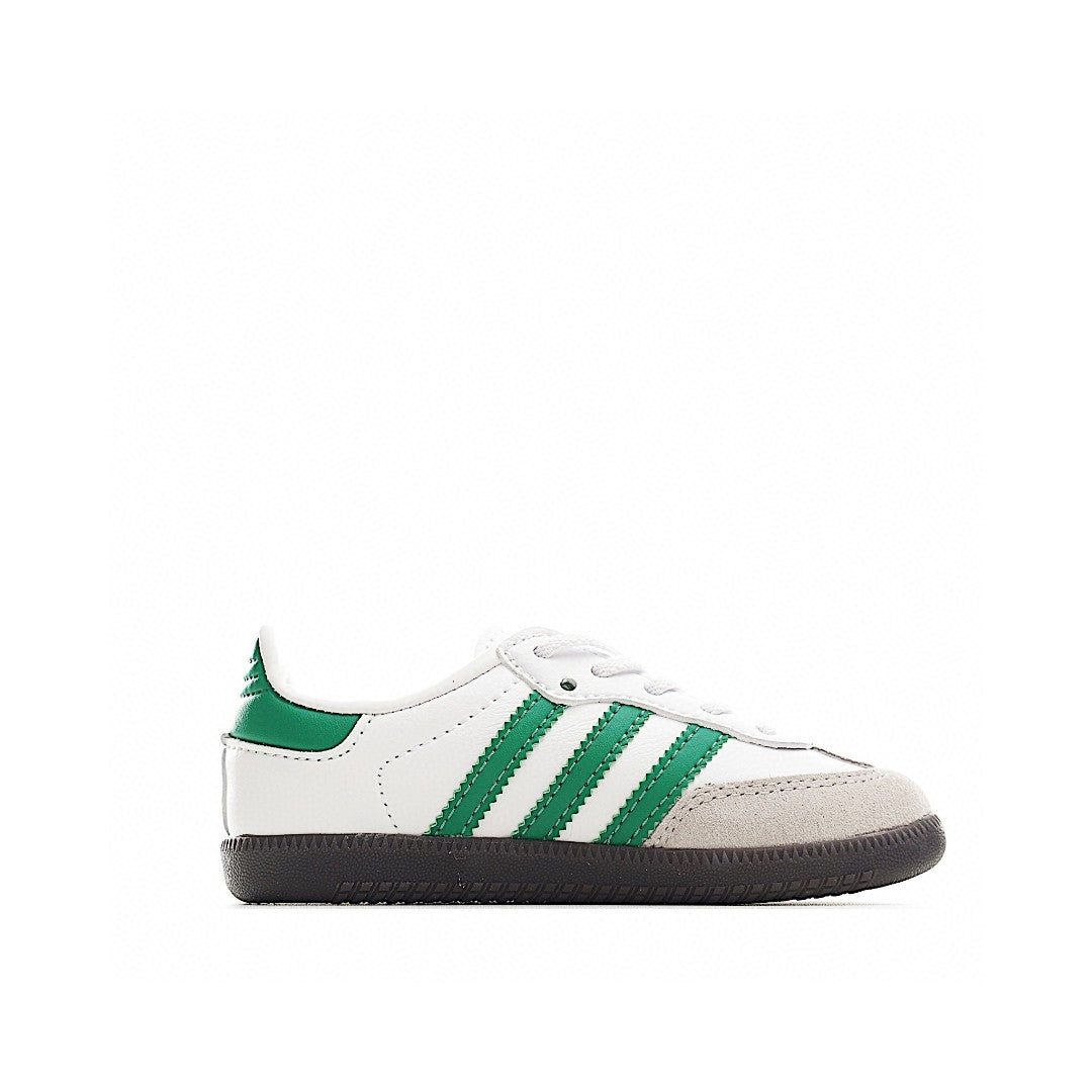 Adidas  Samba children's shoes "white & green "