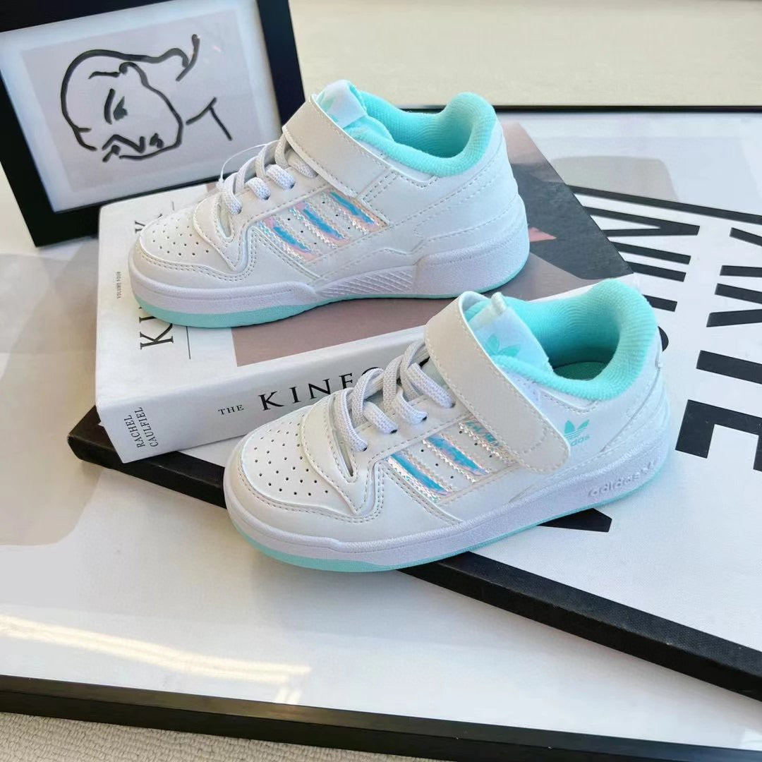 Adidas Forum 84 Campus Series" white, Turquoise"