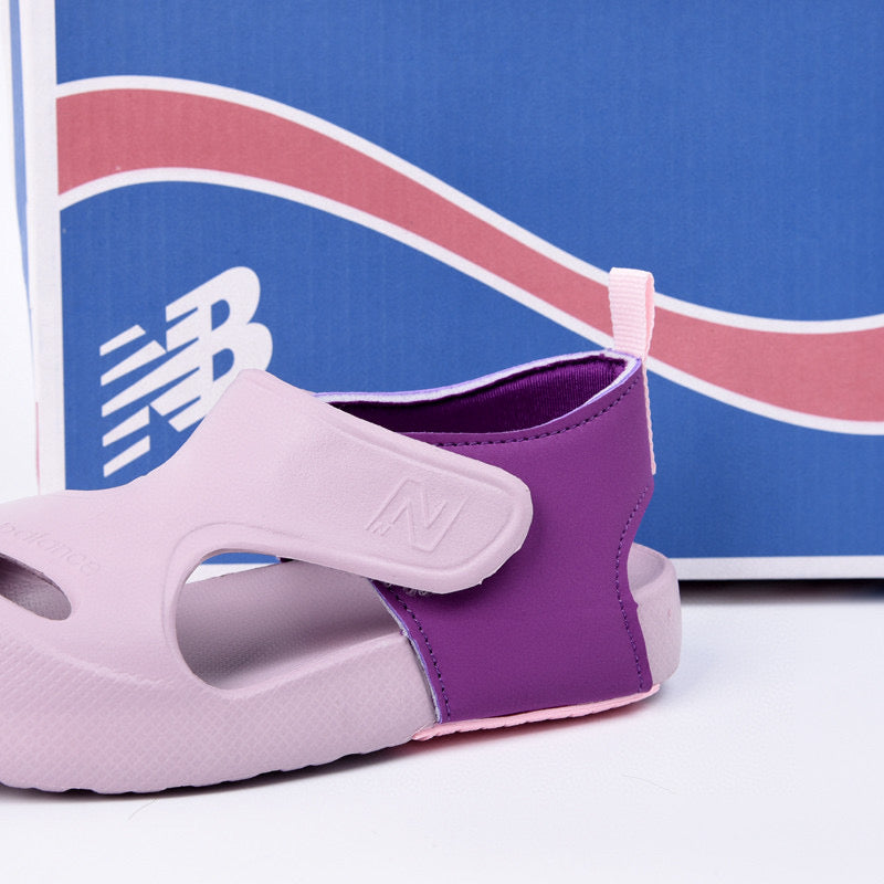 New NB closed toe sandals" light lavender"