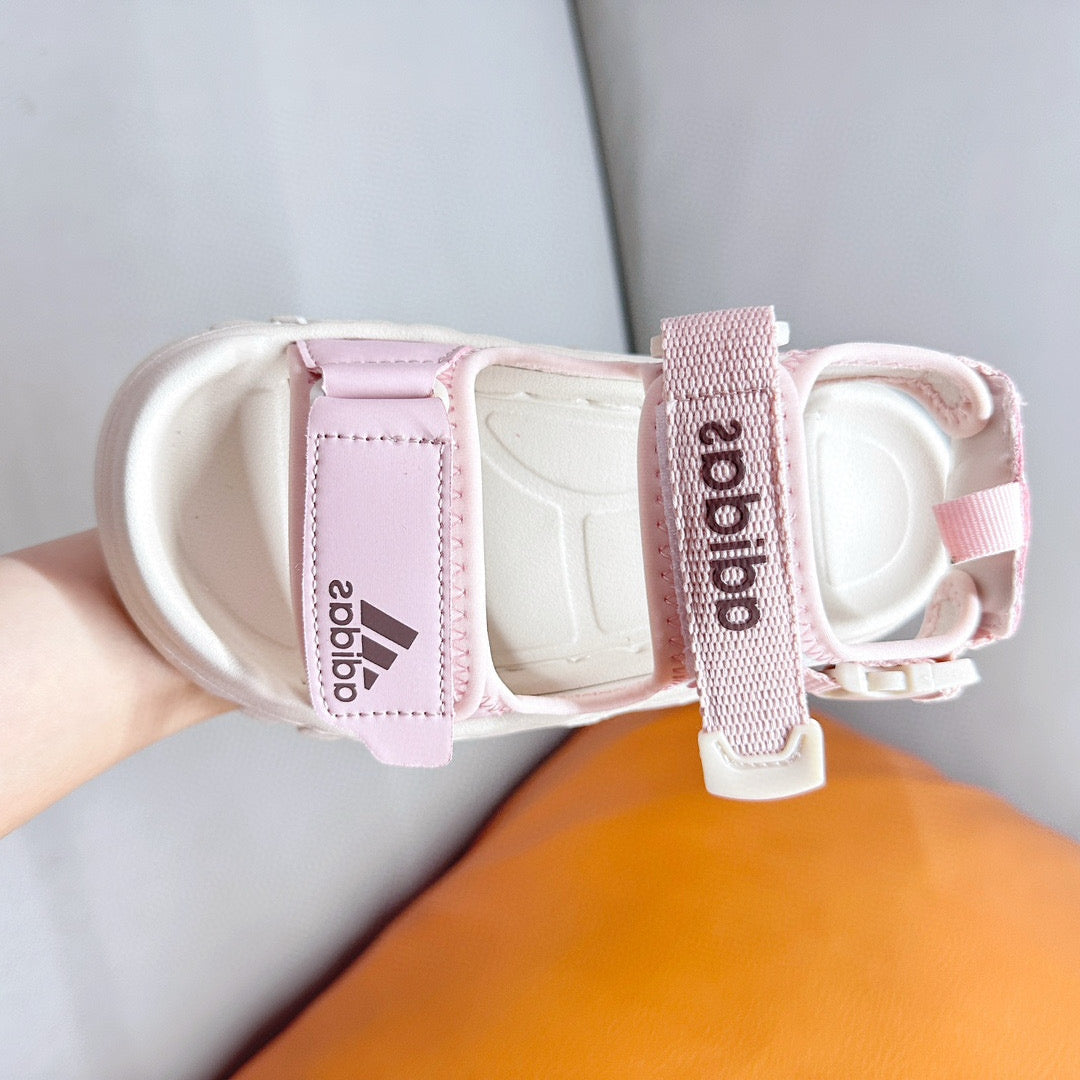 Adidas outdoor closed toe children's sandals" light pink"