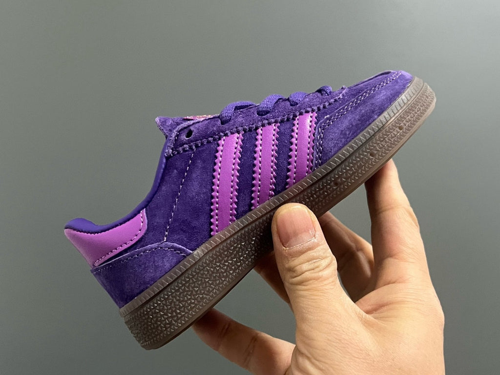Adidas training 3 generation pig leather children's shoes" purple"