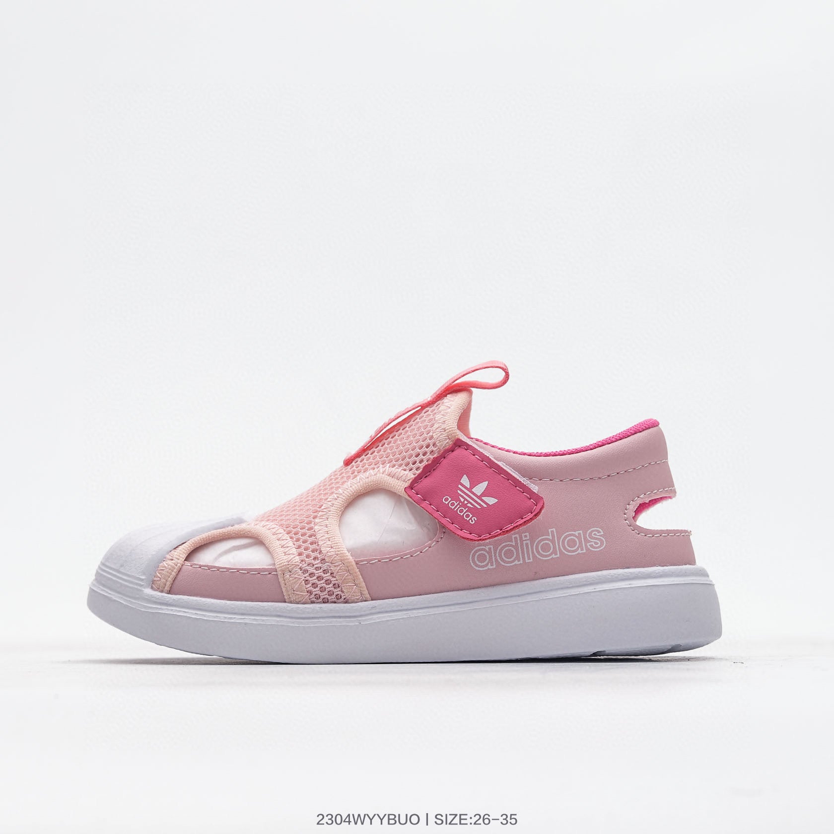 Adidas shell toe joint breathable mesh shoes" pink"