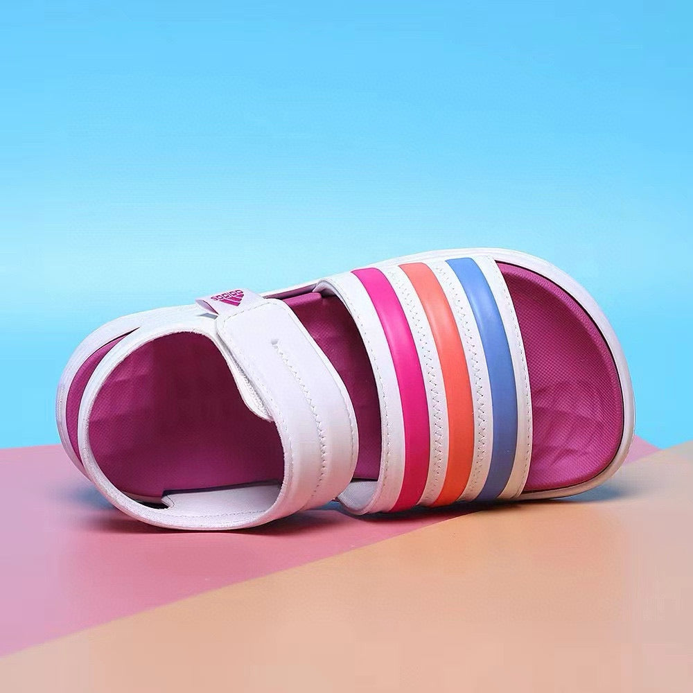 Adidas Durango Sandals lightweight non-slip wear-resistant sandals " white, fuchsia"