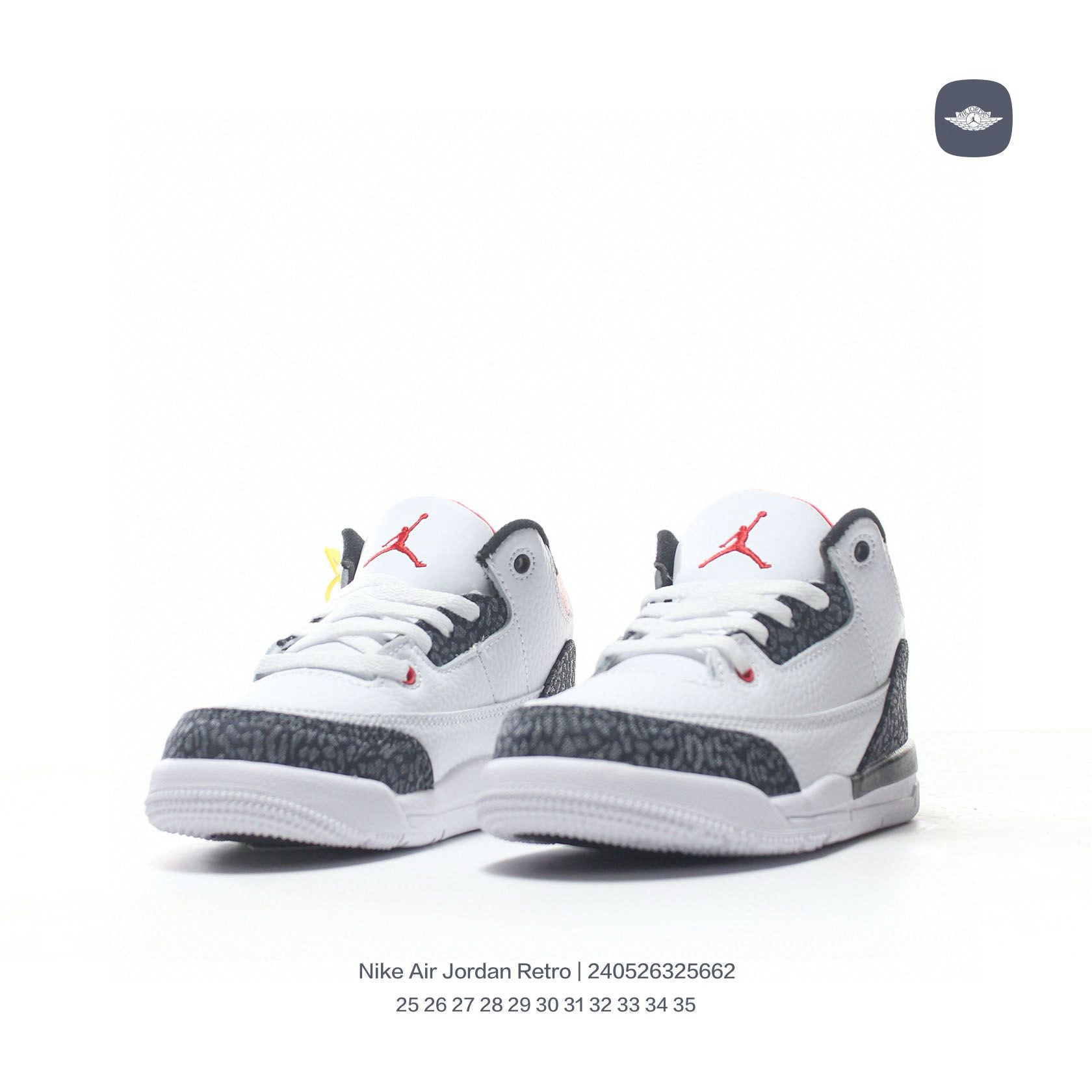 Joe 3" white, red"