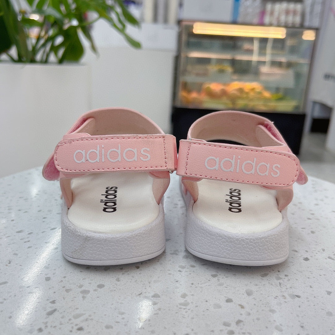 Adidas clover new sandals" pink"