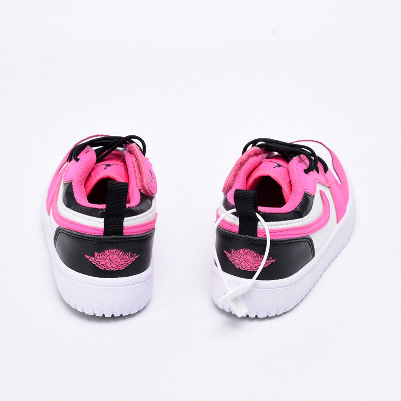 Joe 1 magic buckle children's shoes" white, pink"