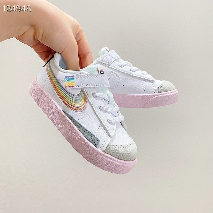 Trail Blazers low-top" white, pink"