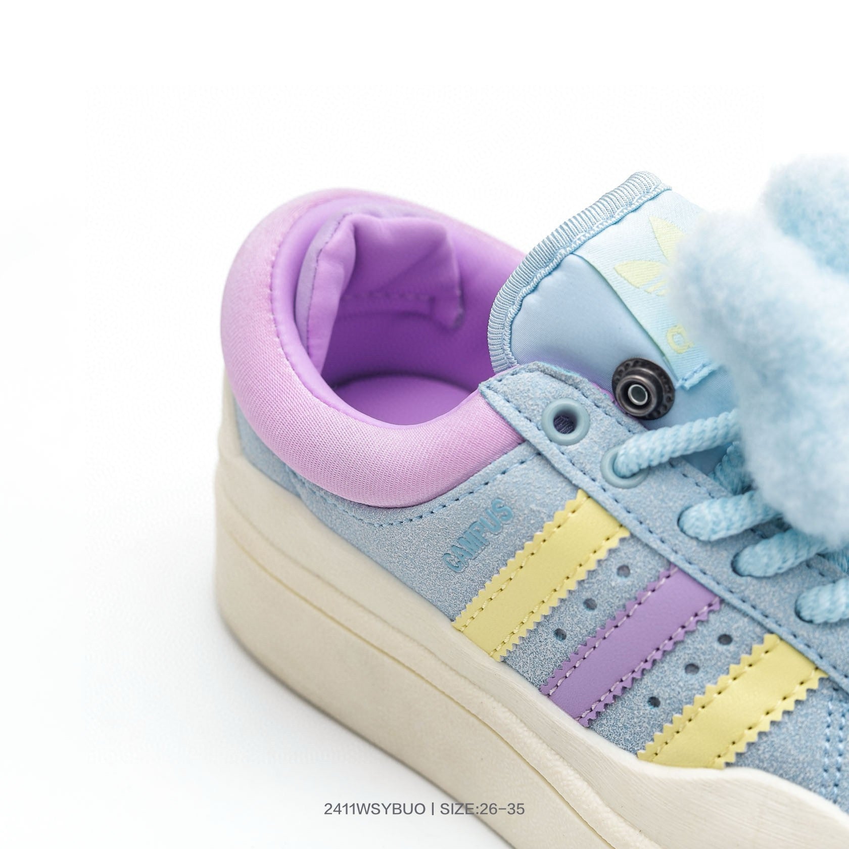 Adidas Bad Bunny sneakers" purple"