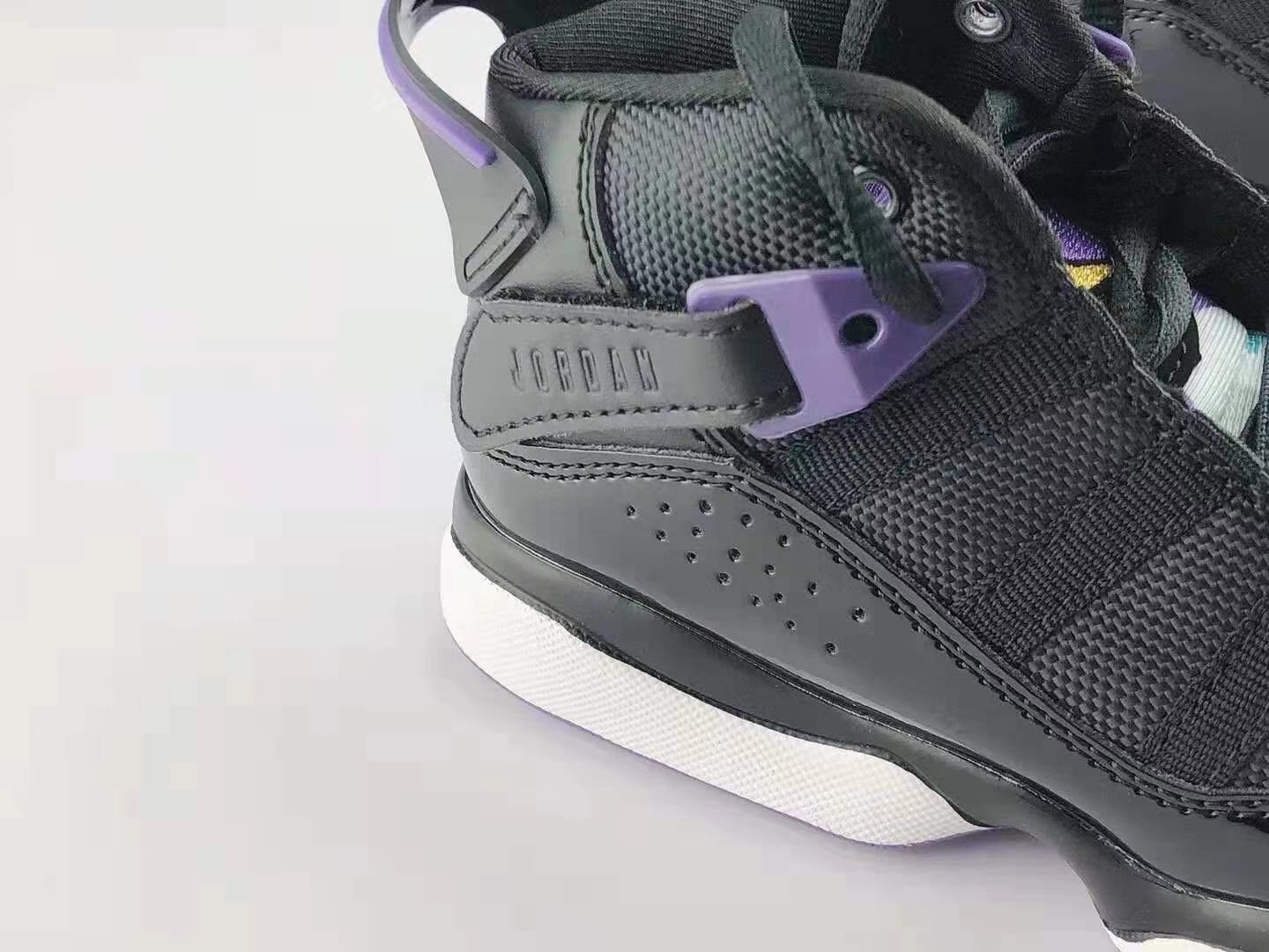 Jordan 6.5 children's shoes" black, Purple"