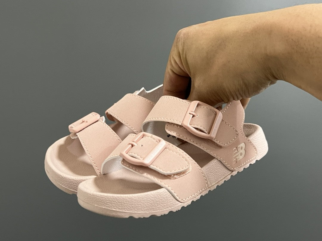 G version of Birkenstock Velcro sandals for children" light pink"