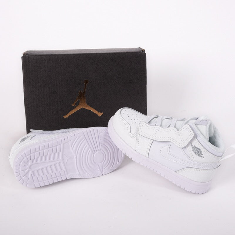 Jordan high top elastic band"  white"