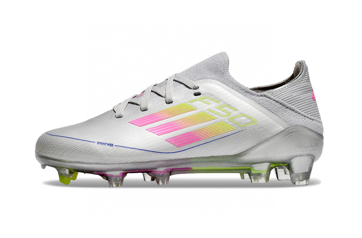 Adidas F50 knitted waterproof football shoes" Gray"
