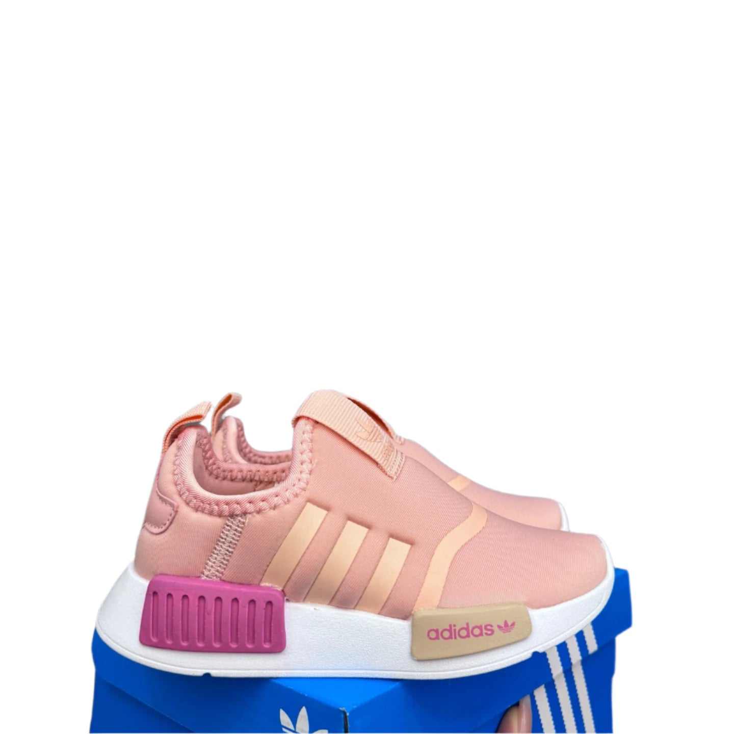 NMD slip-on shoes for kids" Light pink"