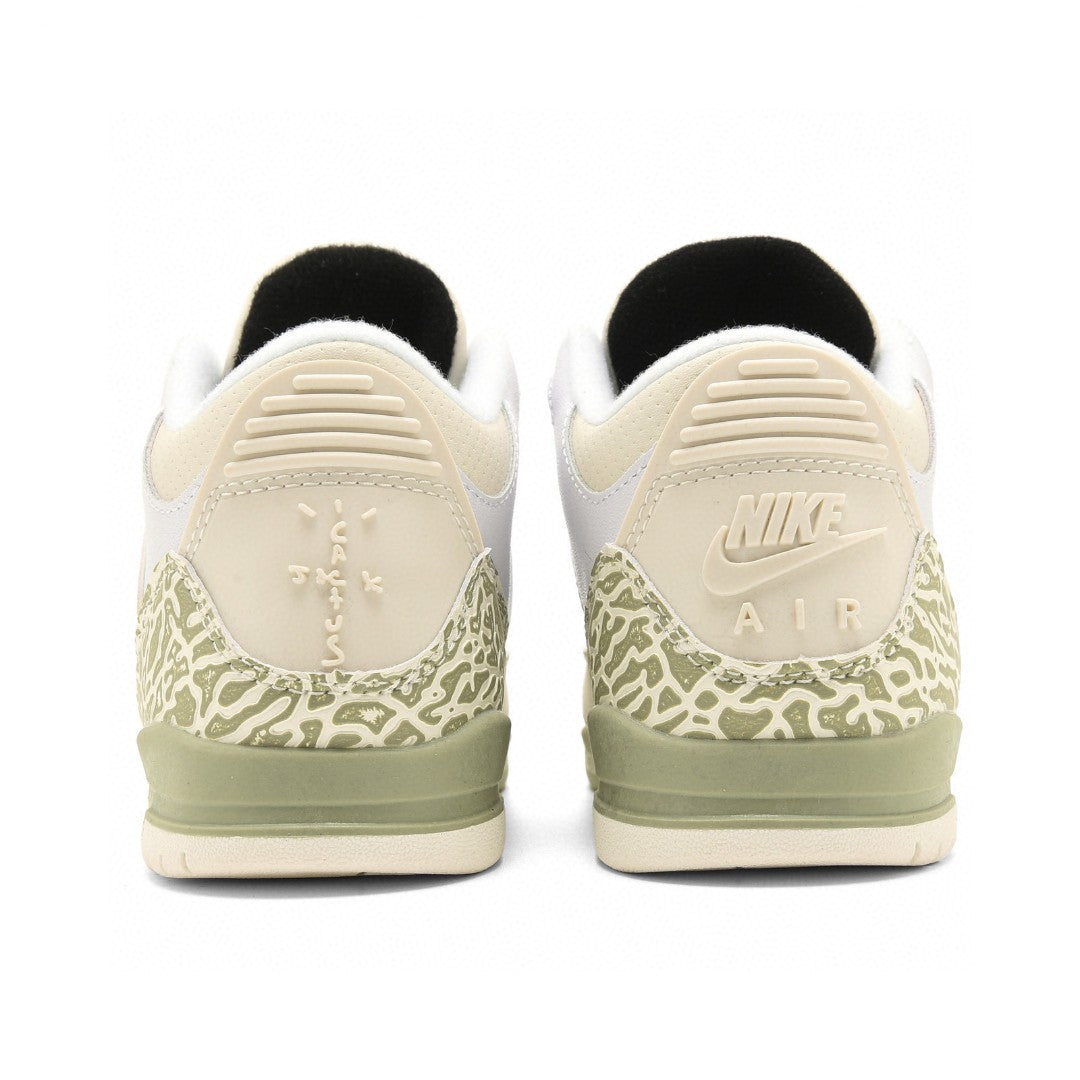 Jordan AJ3 children's shoes" white, cream, mint green"