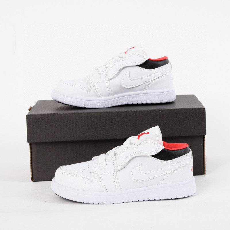 Jordan low top elastic band" white"