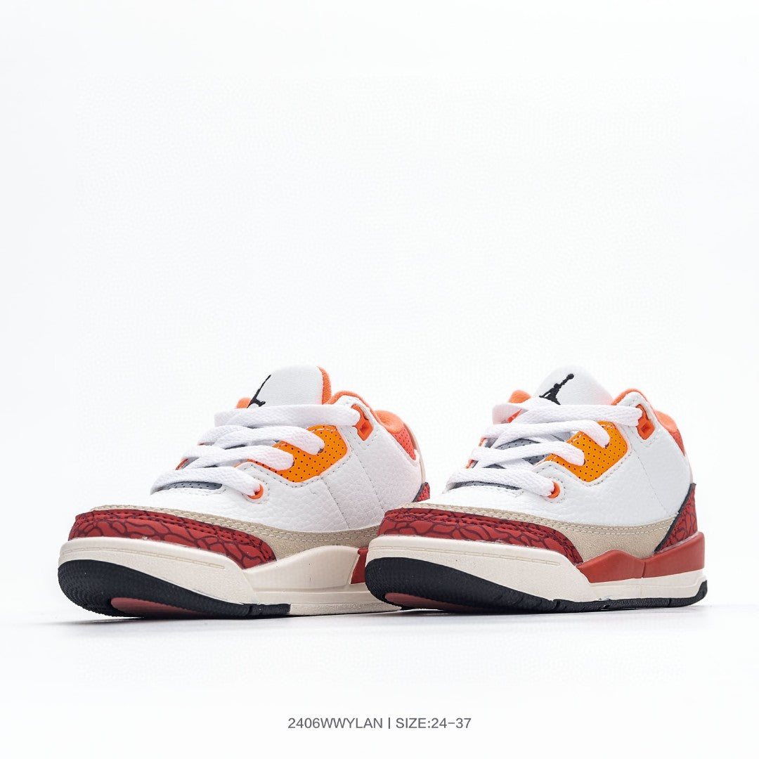 Joe 3 children's shoes" white, orange, red"