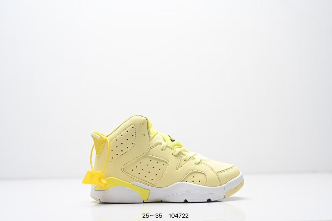 Joe 6 split leather children's shoes "yellow"