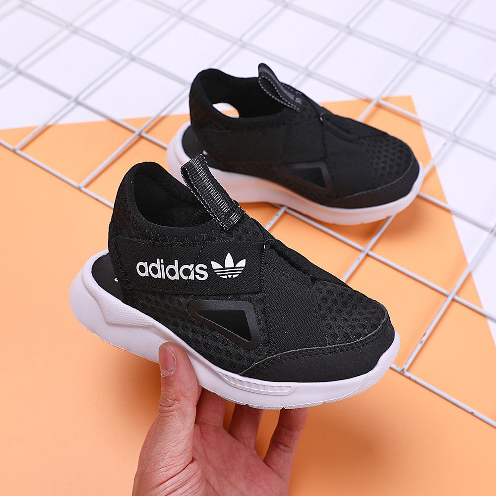 Adidas clover cross hollow sandals" black"
