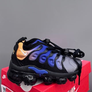 Nike AIR MAX plus full-length air cushion children's sports shoes "light grey/blue""