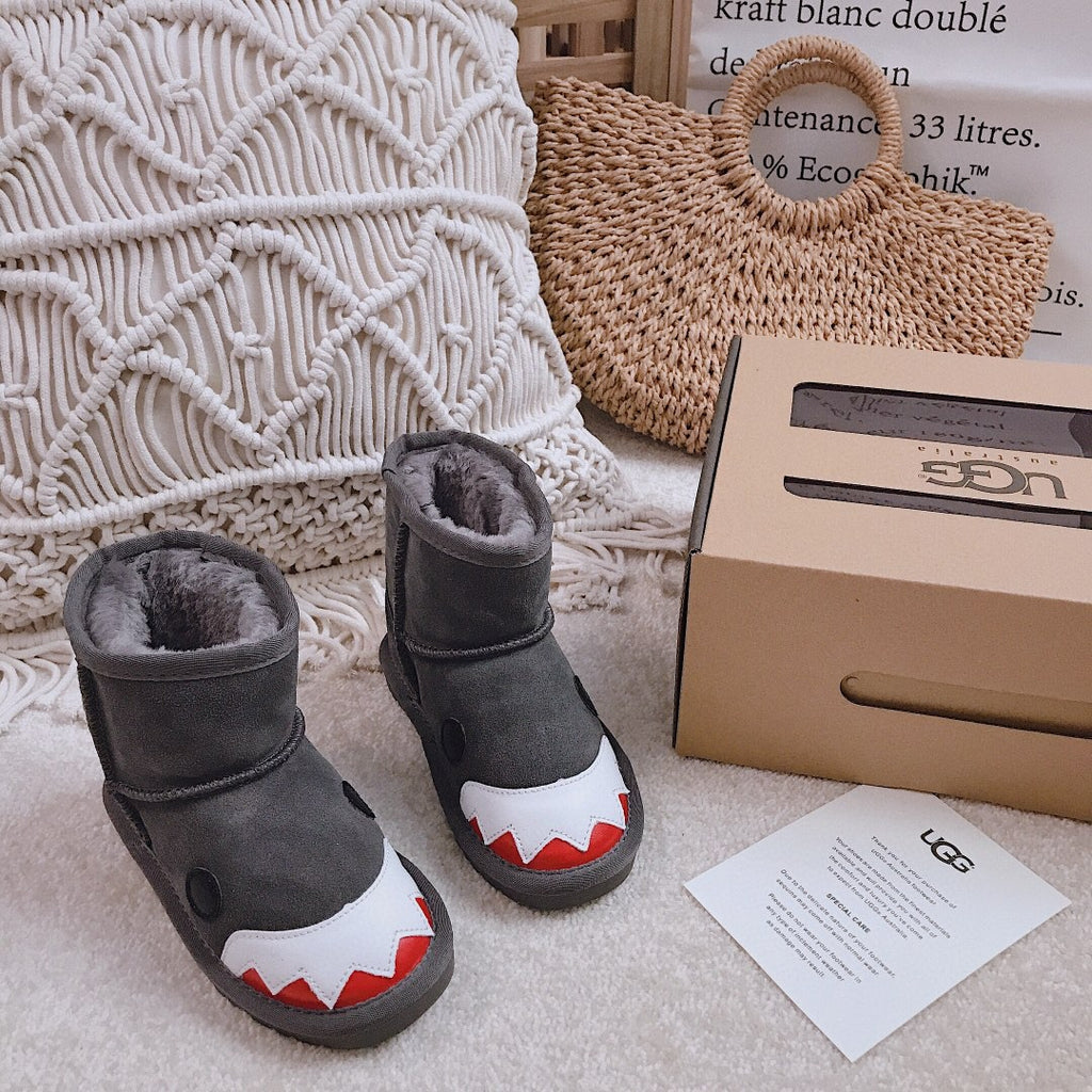 UGG children's shoes cartoon series" gray"