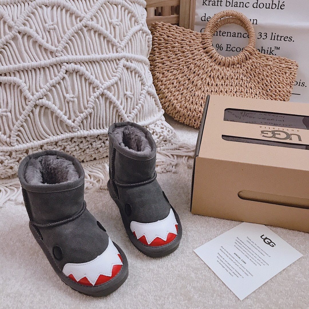 UGG children's shoes cartoon series" gray"