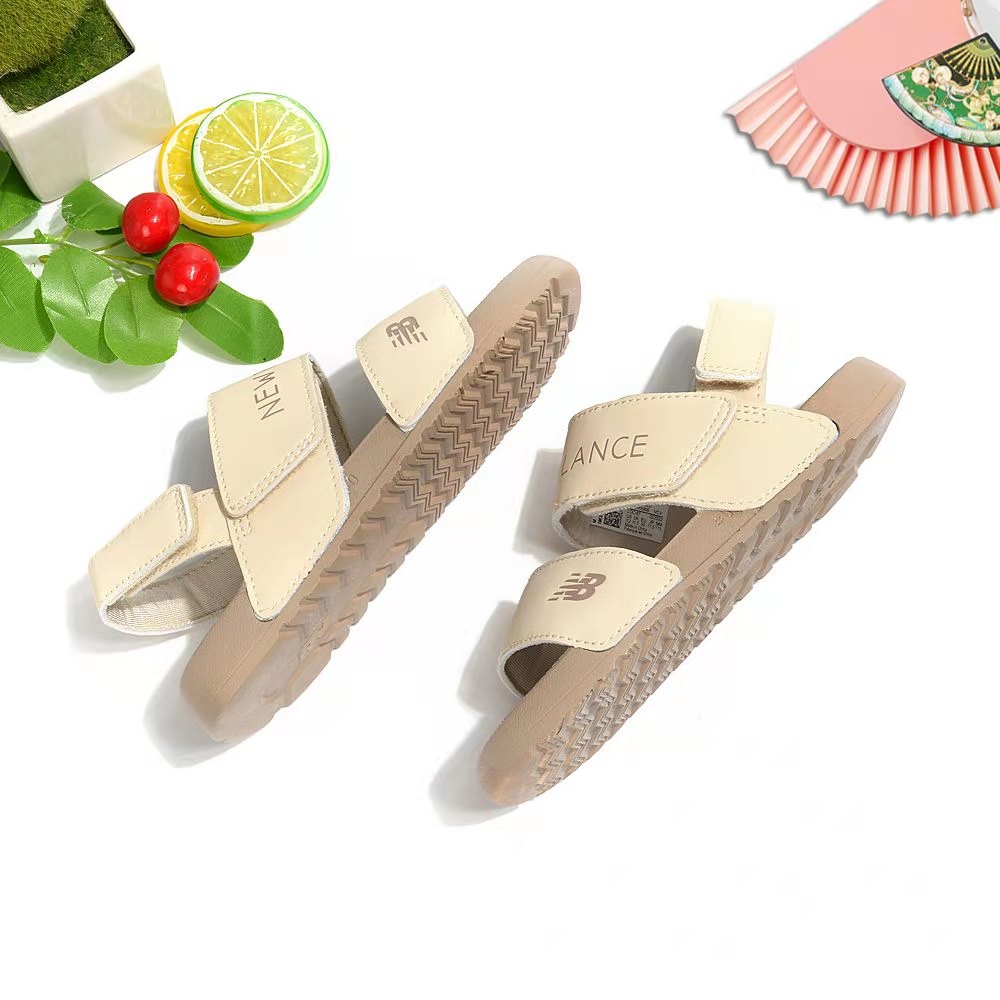 NB double bar sandals " beige"