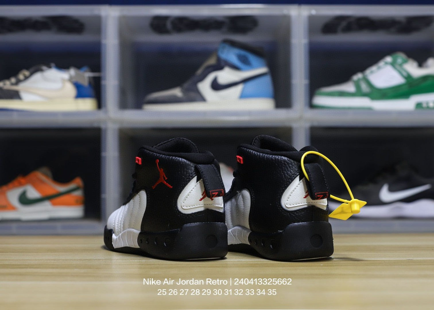 Jordan trendy children's shoes" white, black"
