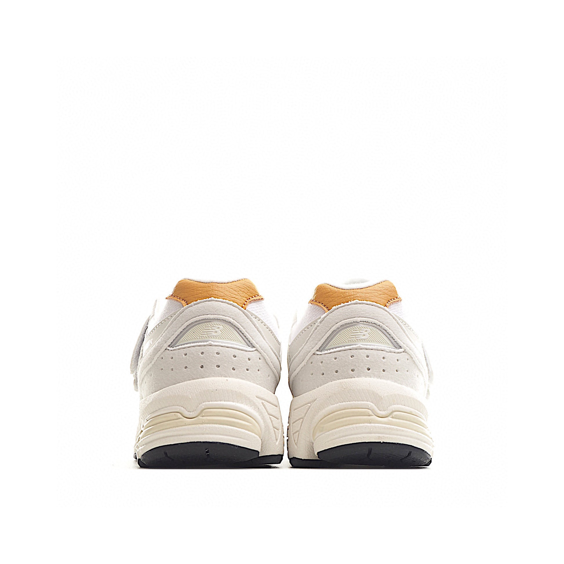 NB327 Rotating Buckle Waffle Gump Children's Shoes" white, cream"