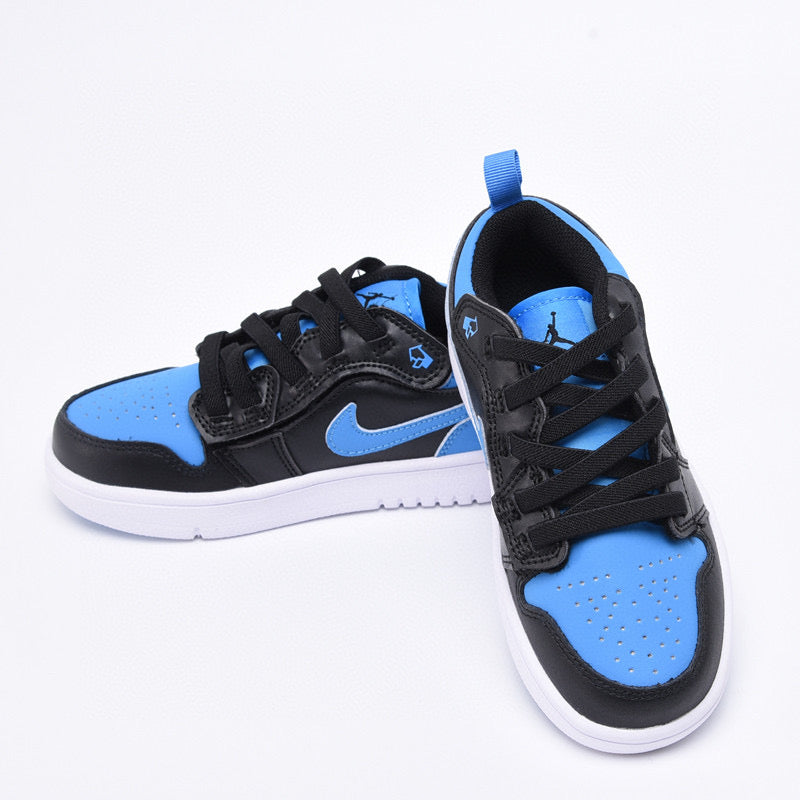 Joe 1 magic buckle children's shoes" black, blue"