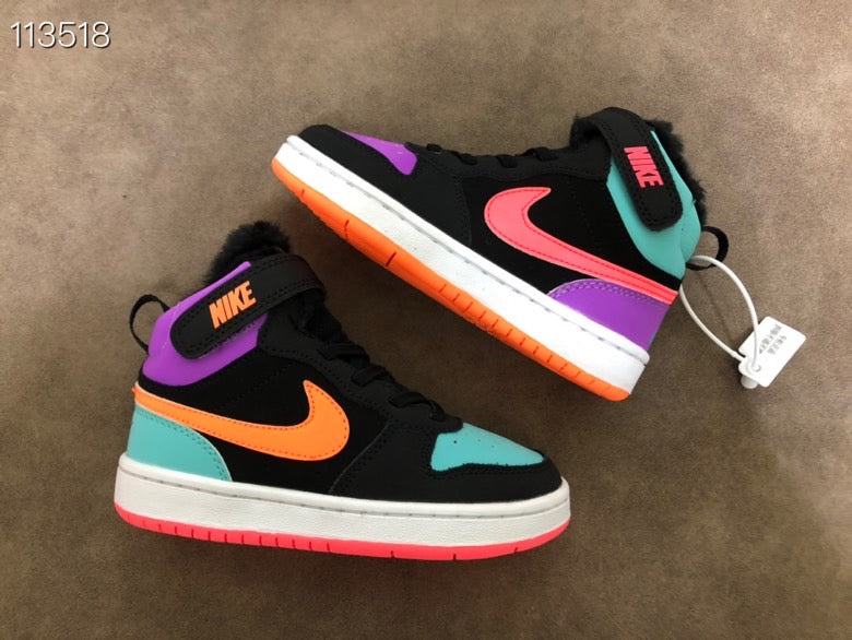 NIKE COURT Borough Mid2 JUN Air Force Workwear" black, blue, purple"