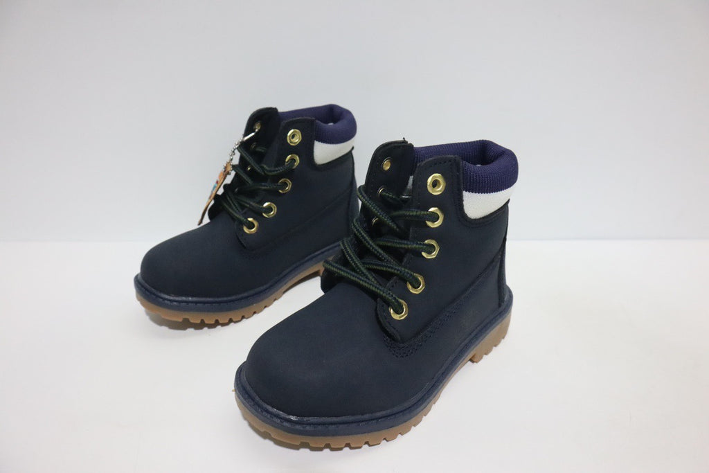 Timberland knitted children's work boots" Navy"