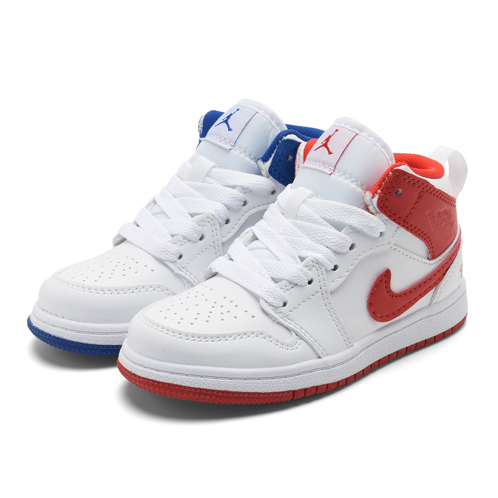 AJ-127" white, red"