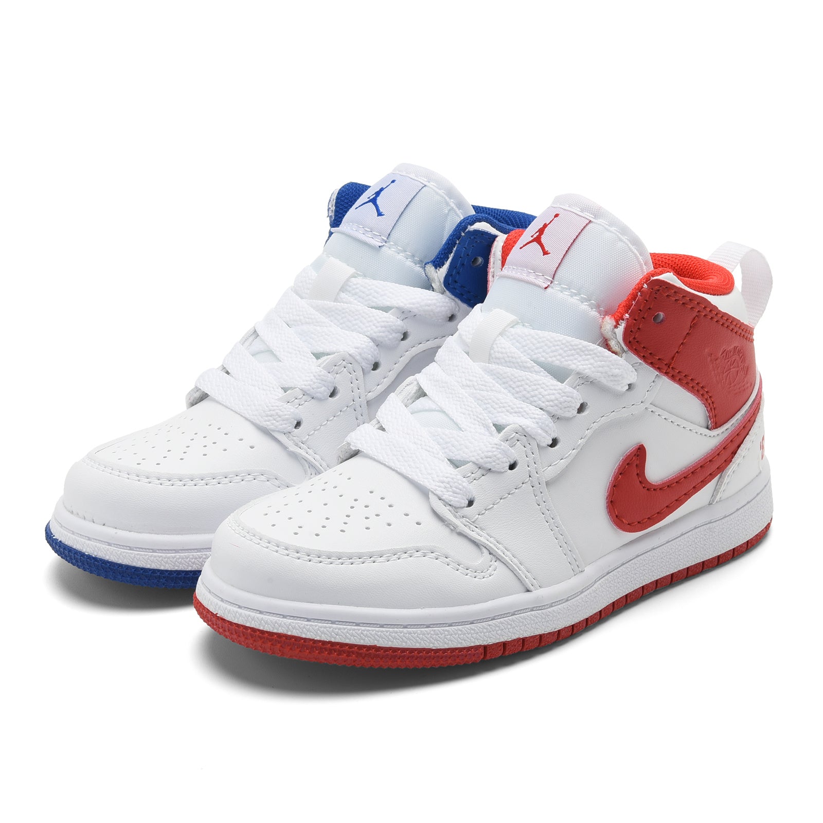 AJ-127" white, red"
