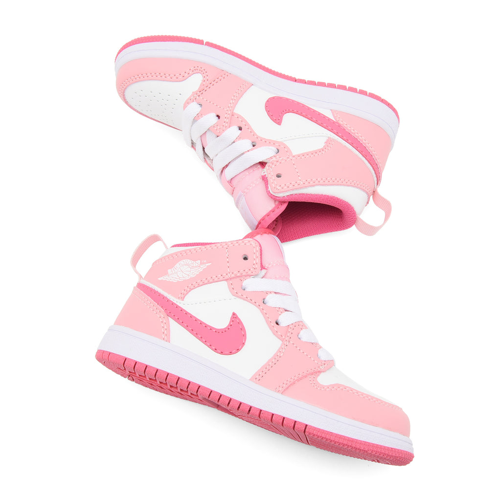 AJ-127" white, pink"