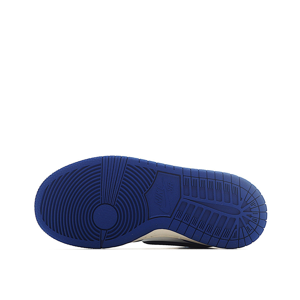 Nike Dunk High Top Swoosh " white, blue"