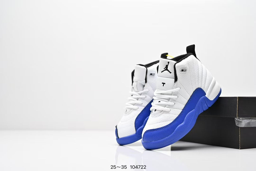 Joe 12 children's shoes" white, dark blue"