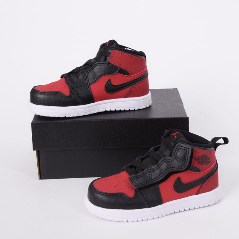 Jordan high top elastic band" black, burgundy"