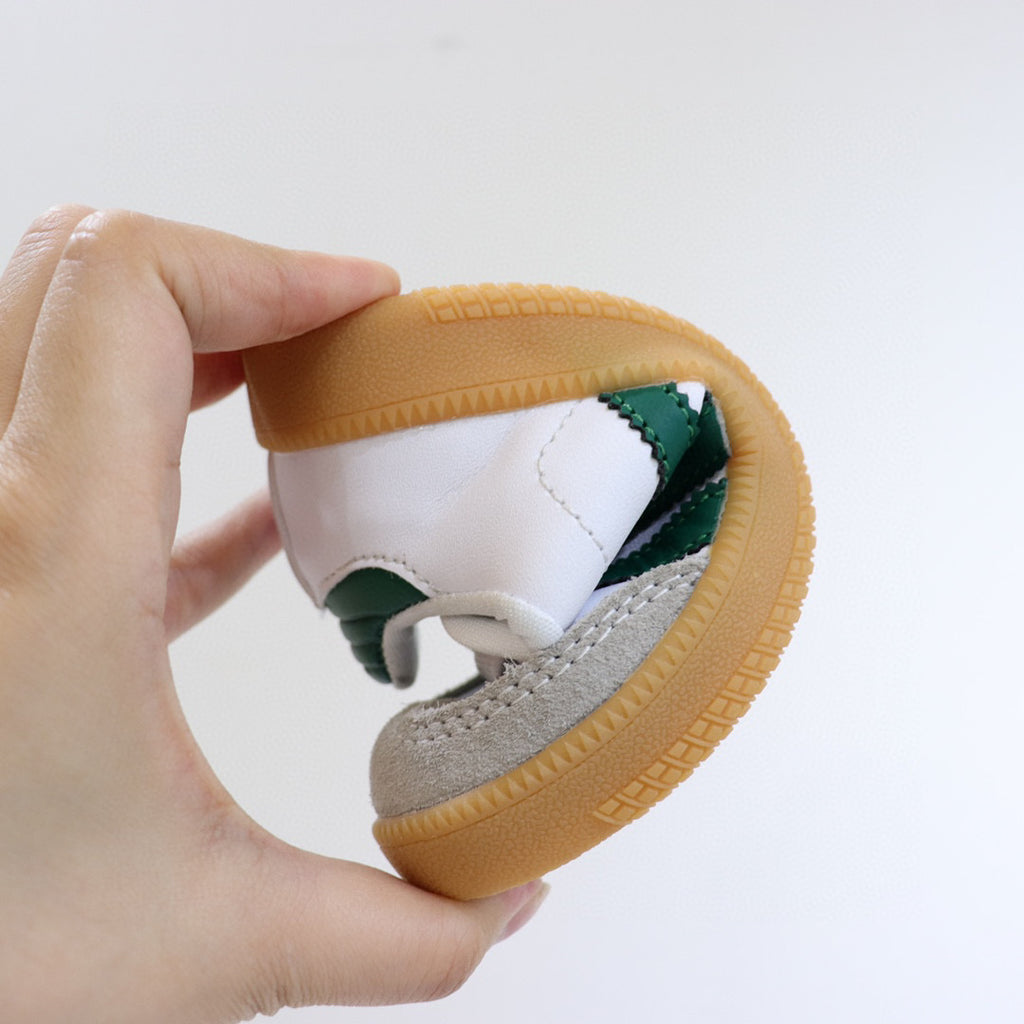 Adidas children's training shoes" white, green"