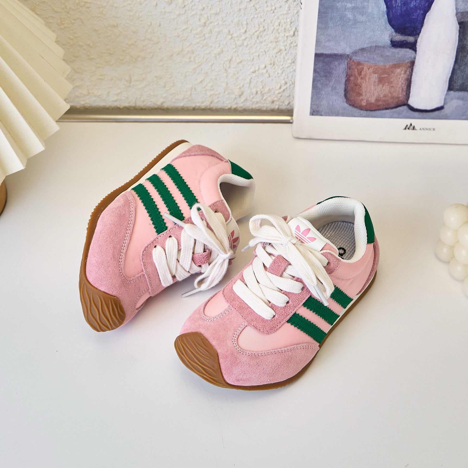 Adidas Agande training shoes" pink"