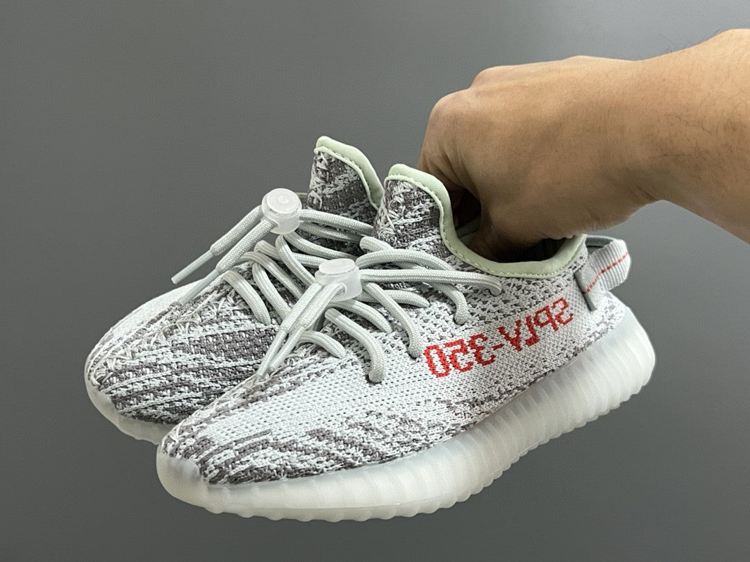 Coconut 350V2 really explosive children's shoes" light blue-gray"