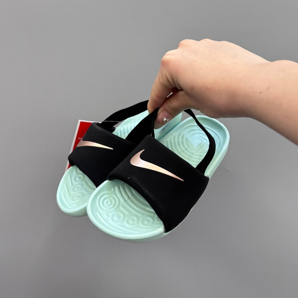 Nai K cute sandals available" black , aqua"