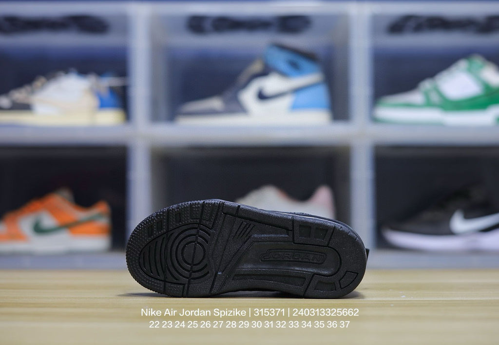 Jordan 3.5 3D Embossed Children's Shoes" black"