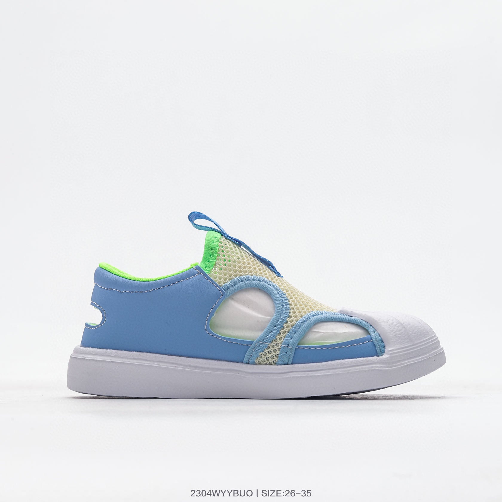 Adidas shell toe joint breathable mesh shoes" sky blue"