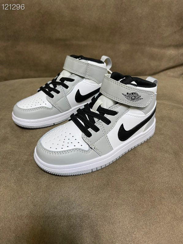 Joe's high-top Velcro children's shoes" gray, white"