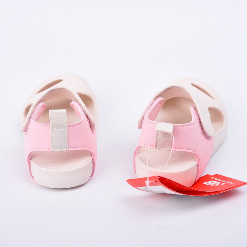 New NB closed toe sandals" pink"