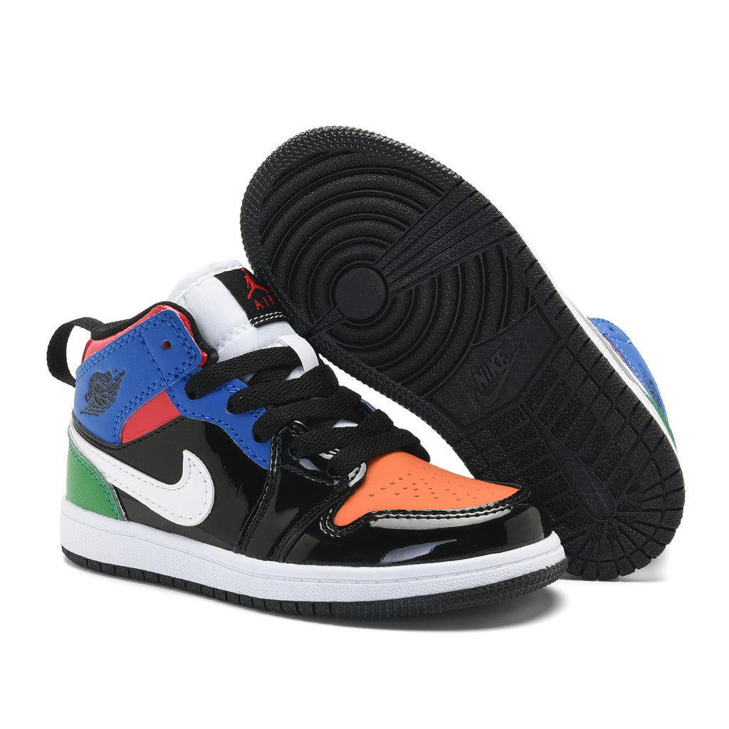 AJ-112" black, blue, green"
